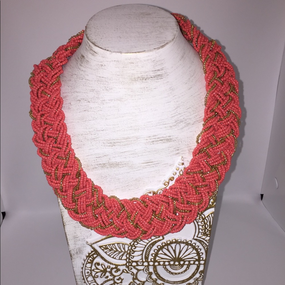 Cruise Club Beaded Collar Necklace